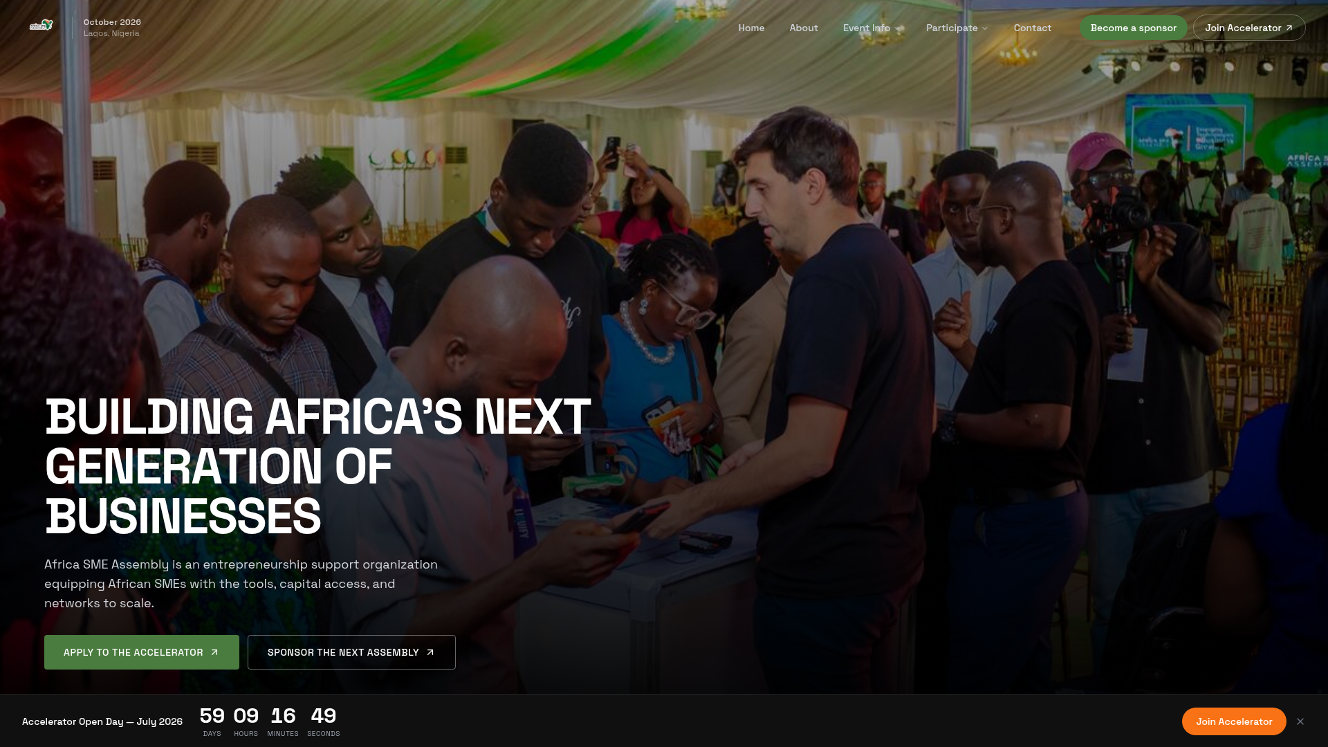 Africa SME Assembly — Event · Accelerator
