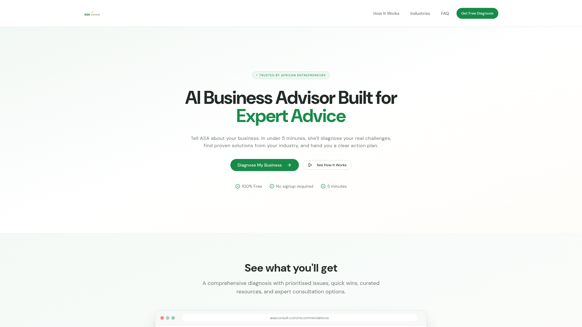 ASA Consult — AI · Business Advisory